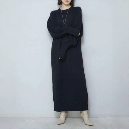 【24AW】【ワンピース】ゆるリラックス ニット 長袖 ワンピース