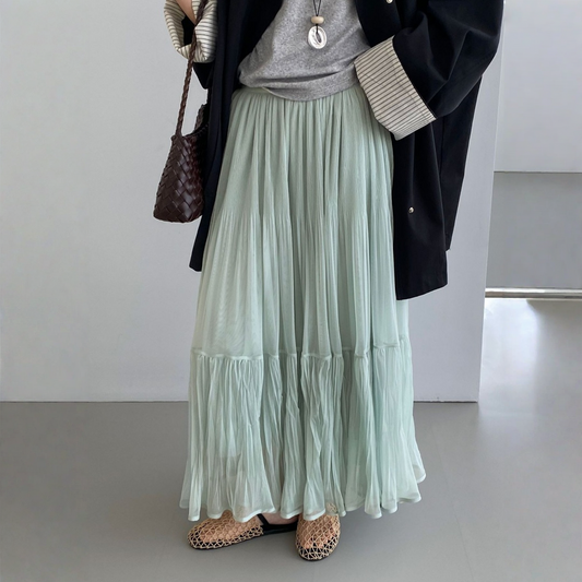 【ボトムス】ふんわり やわらかい フェアリー風スカート 【JZシリーズ】