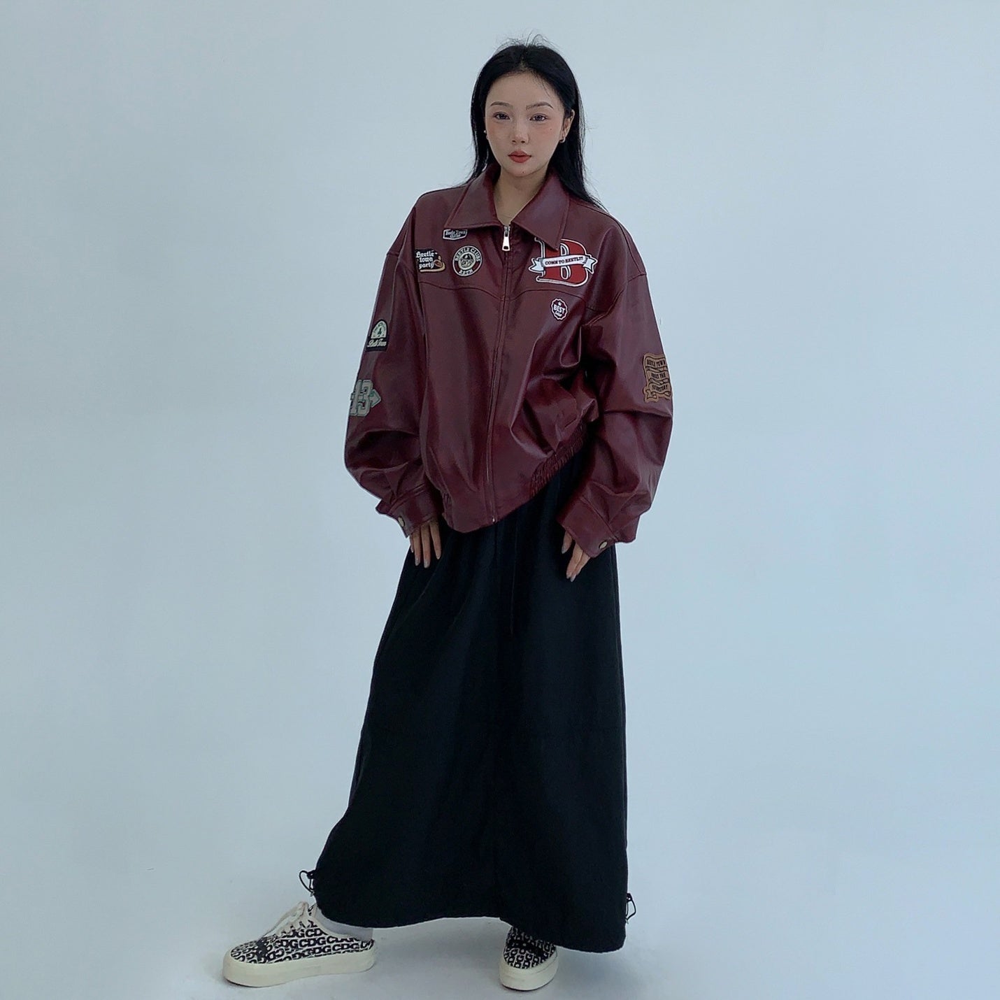 【アウター】春 秋 冬 アメリカン バーンスタイル 刺繍 ジャケット 【FCシリーズ】