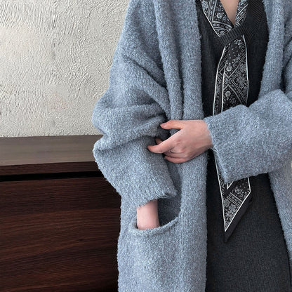 【アウター】春 秋 冬 ウール ニット 厚手 セーターカーディガン 【JZシリーズ】