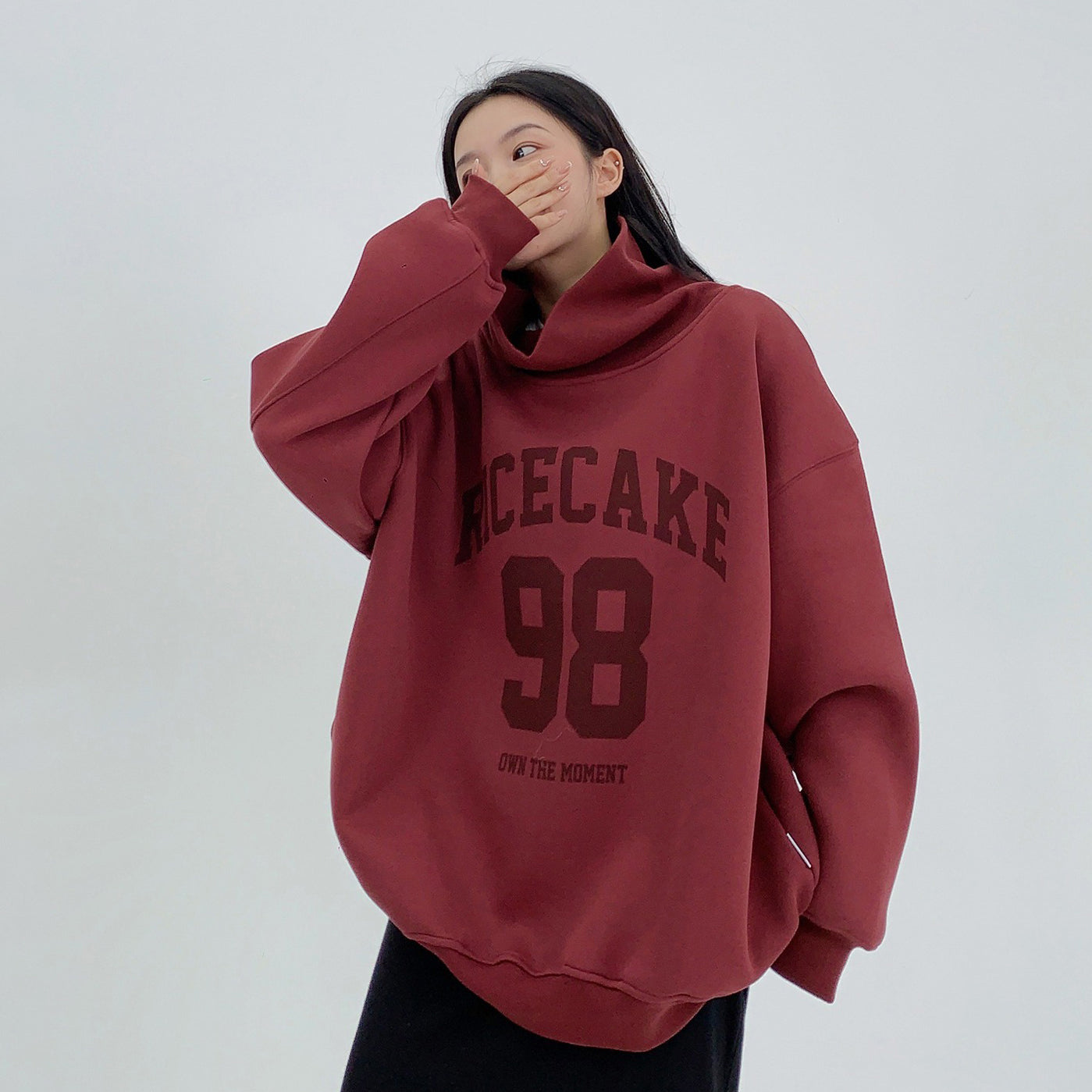 【トップス】アヘビー裏起毛 アメカジ ヴィンテージ風 パーカー ハイネックスウェット【FCシリーズ】