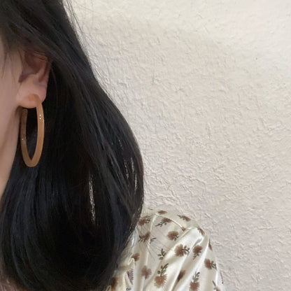 【🎁 B2G1｜先行スタート！】【グッズ】ヴィンテージ風ビッグフープピアス　トレンド感＆ガーリームードたっぷり