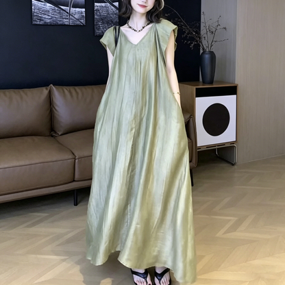【ワンピース】フレンチシンプル ゆったり 軽ラグジュアリー ワンピース レディース ノースリーブ 夏新作 おしゃれ 上品 高級感 ワンピース【JZシリーズ】