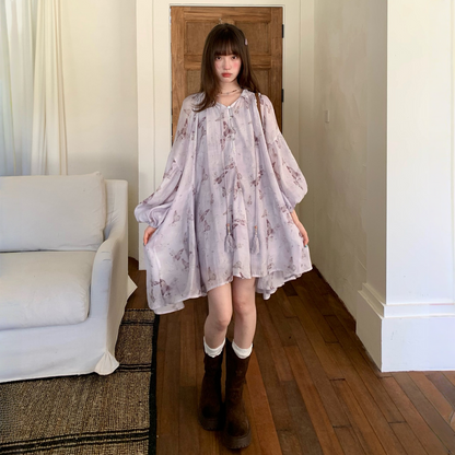 【ワンピース】春 秋 Aライン  カジュアル エレガント キュート 長袖 ワンピース 【SHシリーズ】