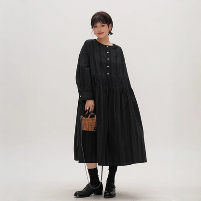 【ワンピース】春 秋 冬 クルーネック 長袖  ワンピース 【JZシリーズ】