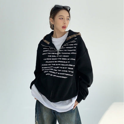 [外套] 春秋印花短連帽外套 [FC系列]