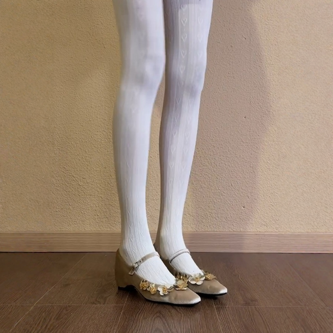 【シューズ】スパンコール フラワー ストラップ メリージェン シューズ パンプス【JZシリーズ】