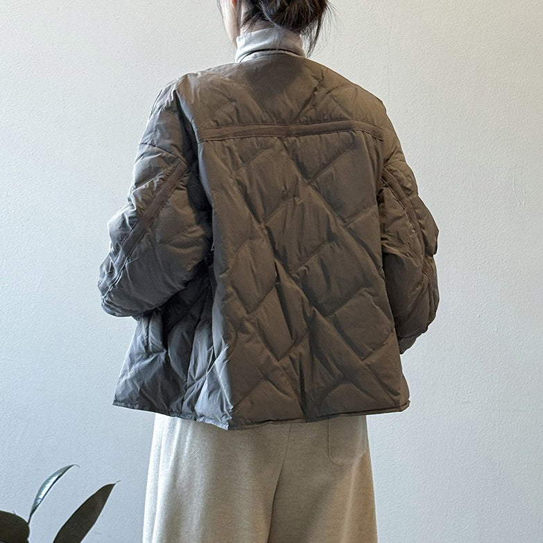 【アウター】90％ホワイトダックダウン ダウンコート レディース 冬 防寒 ゆったり【JZシリーズ】