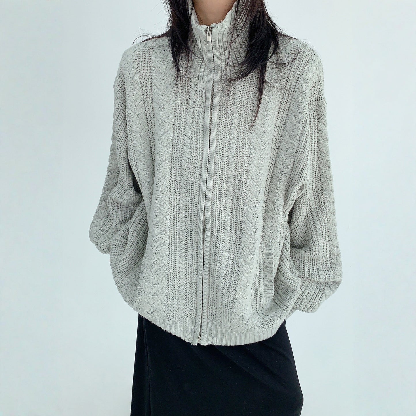 【トップス】レトロ 抜け感 個性的 ニット 【FCシリーズ】