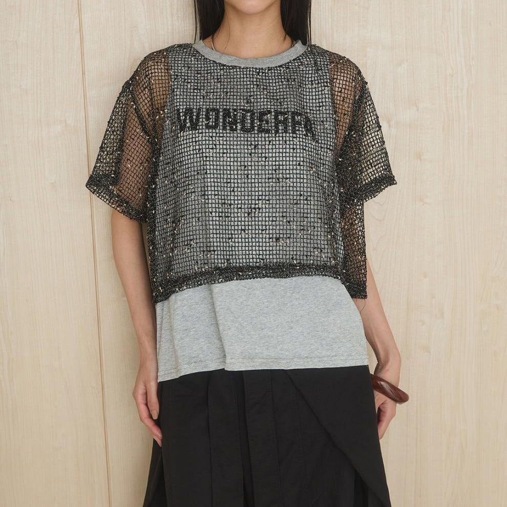 【トップス】アメリカン風 フェイクレイヤード 重工デザイン 切り替え コットン 半袖 Tシャツ【JZシリーズ】
