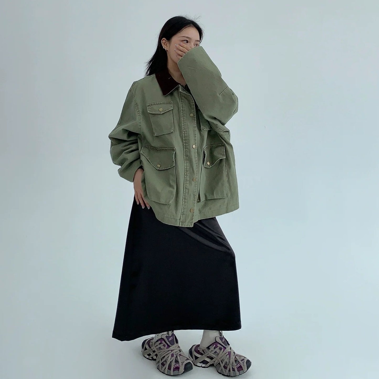 【アウター】春 秋 冬 バーンスタイル リラックス感 ワークウェア ジャケット 【FCシリーズ】