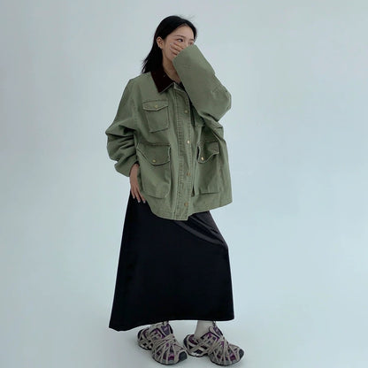 【アウター】春 秋 冬 バーンスタイル リラックス感 ワークウェア ジャケット 【FCシリーズ】