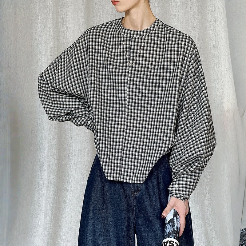 【トップス】春 秋 冬トレンド  格子柄 シャツ 【JZシリーズ】