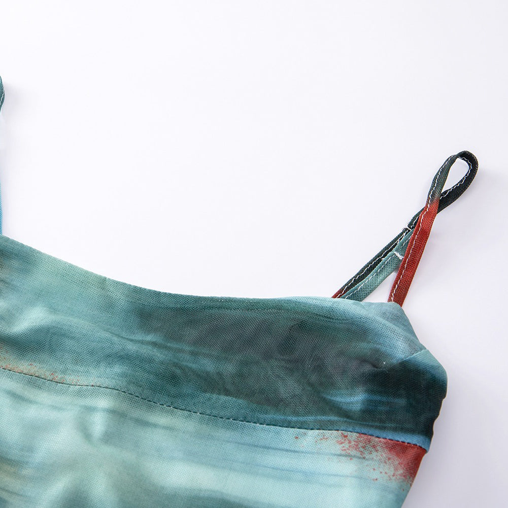 【ワンピース】【10～15日内発送】夏新作 デザイン性抜群 ノースリーブキャミワンピース レディース 高級感【SHシリーズ】