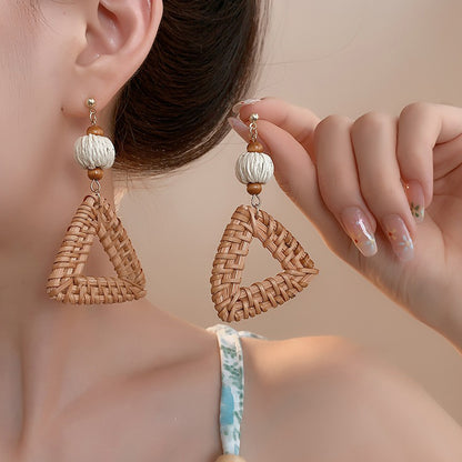 【🎁 B2G1｜先行スタート！】【グッズ】ボヘミアン風 高級フリンジ リゾート風 ピアス/イヤリング