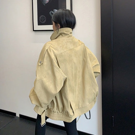 【アウター】フェイクレザー レトロ レトロ ジャケット 【FCシリーズ】