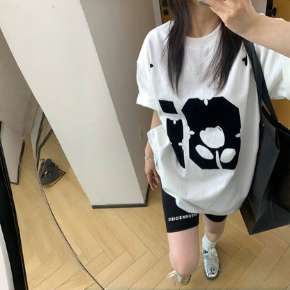 【トップス】夏 300g ルーズ プリント 半袖 Ｔシャツ 【FCシリーズ】
