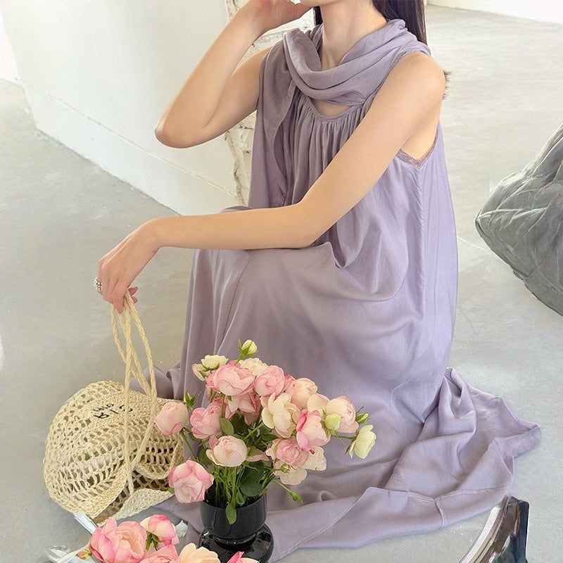 【ワンピース】上品な印象 リゾートスタイル ノースリーブ タンクワンピース 【JZシリーズ】