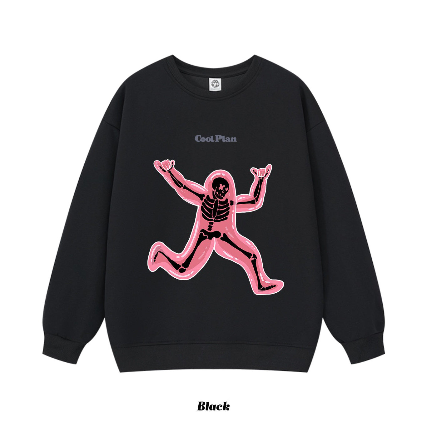 6カラー | M~3XL【トップス】ランニングスカル プリント クルーネックスウェット オーバーサイズ アメリカン ハイストリート ユニセックス 春秋 パーカー【FCシリーズ】