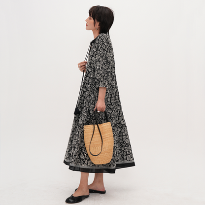 【ワンピース】夏 刺繍 花柄 半袖 ワンピース【SHシリーズ】