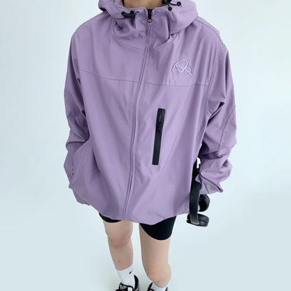 [外套] 美式春秋高級薄款寬鬆刺繡連帽外套【FC系列】