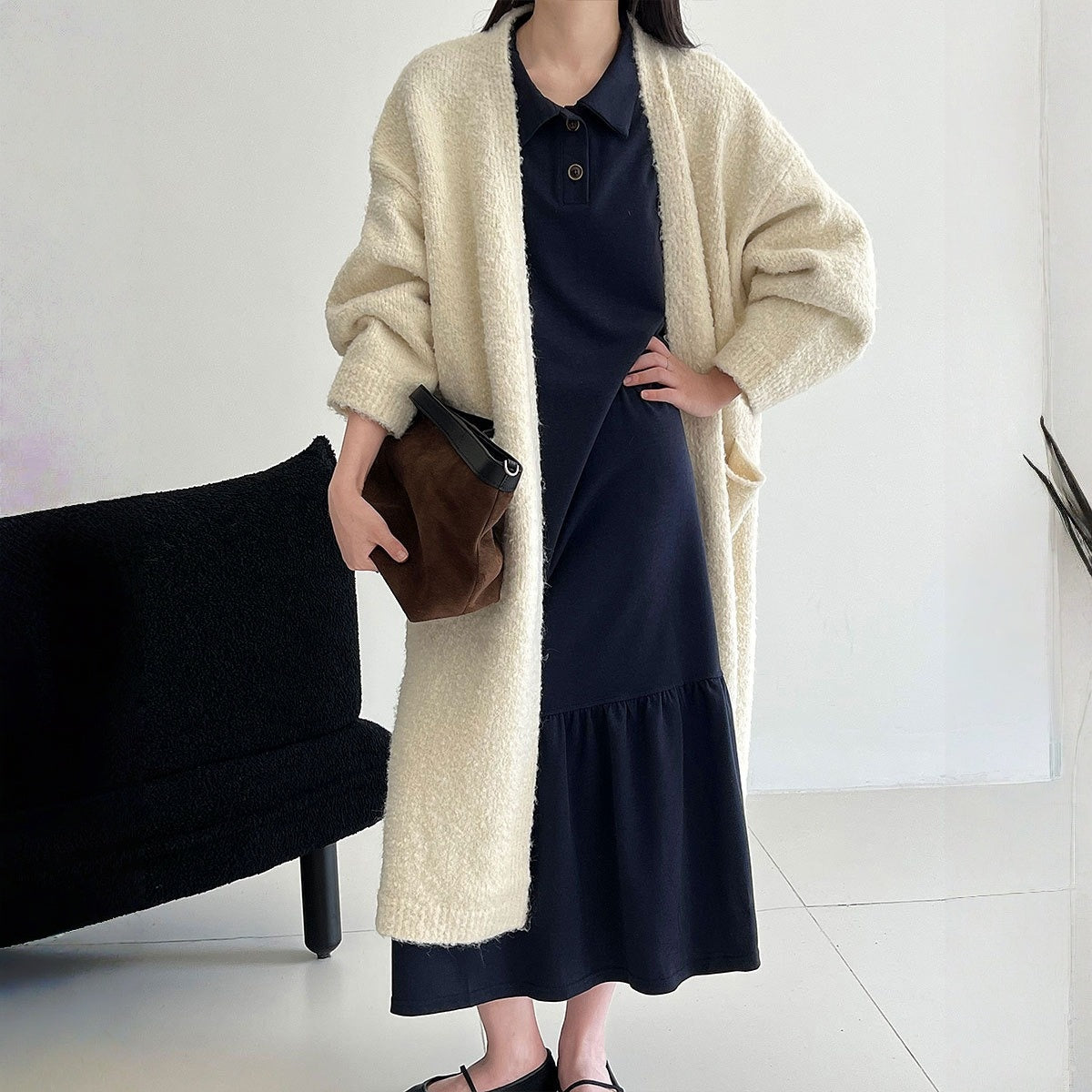 【アウター】春 秋 冬 ウール ニット 厚手 セーターカーディガン 【JZシリーズ】