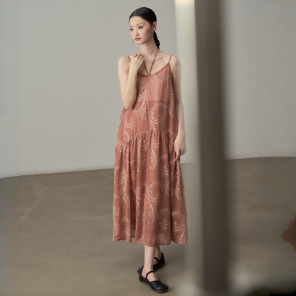 【ワンピース】夏 刺繍入り レトロ 夏新作 フレア ワンピース 【JZシリーズ】