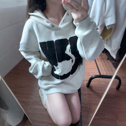 【60%OFF⭐️先行スタート！】【トップス】ネコ 春 秋 冬  裏起毛 厚手 パーカー 【FCシリーズ】