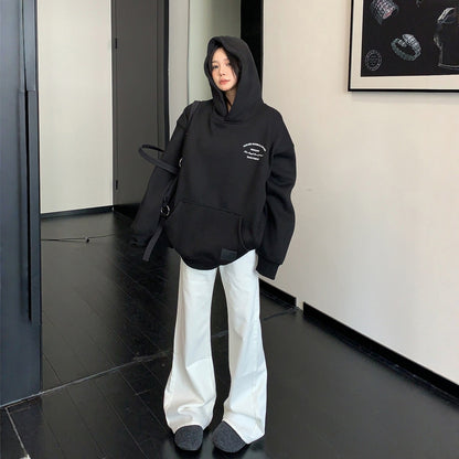 【トップス】裏起毛 プリント 春 秋 冬 フード付き パーカー 【FCシリーズ】