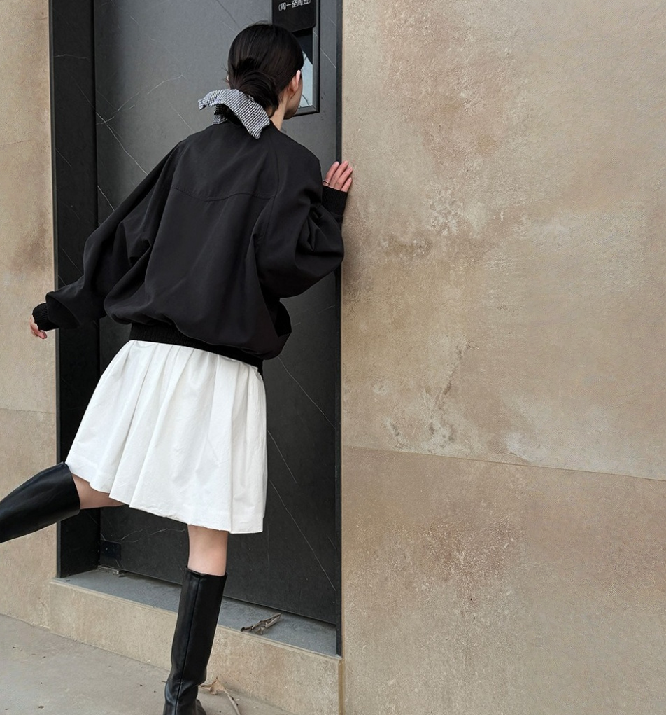 【アウター】レトロ スタンドカラー 新シルエットスタジャン【JZシリーズ】