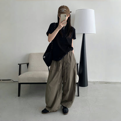 【ボトムス】夏 春 秋アウトドア対応  パラシュートパンツ  カーゴパンツ 【FCシリーズ】