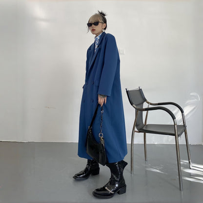 【アウター】新作 レトロ 合わせやすい 膝下丈 スーツジャケット コート【FCシリーズ】