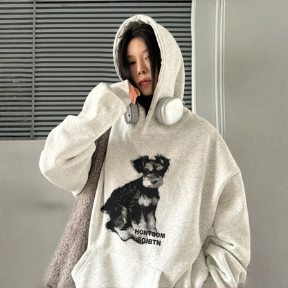 【トップス】oversize レトロ 合わせやすい 若見え  パーカー【FCシリーズ】