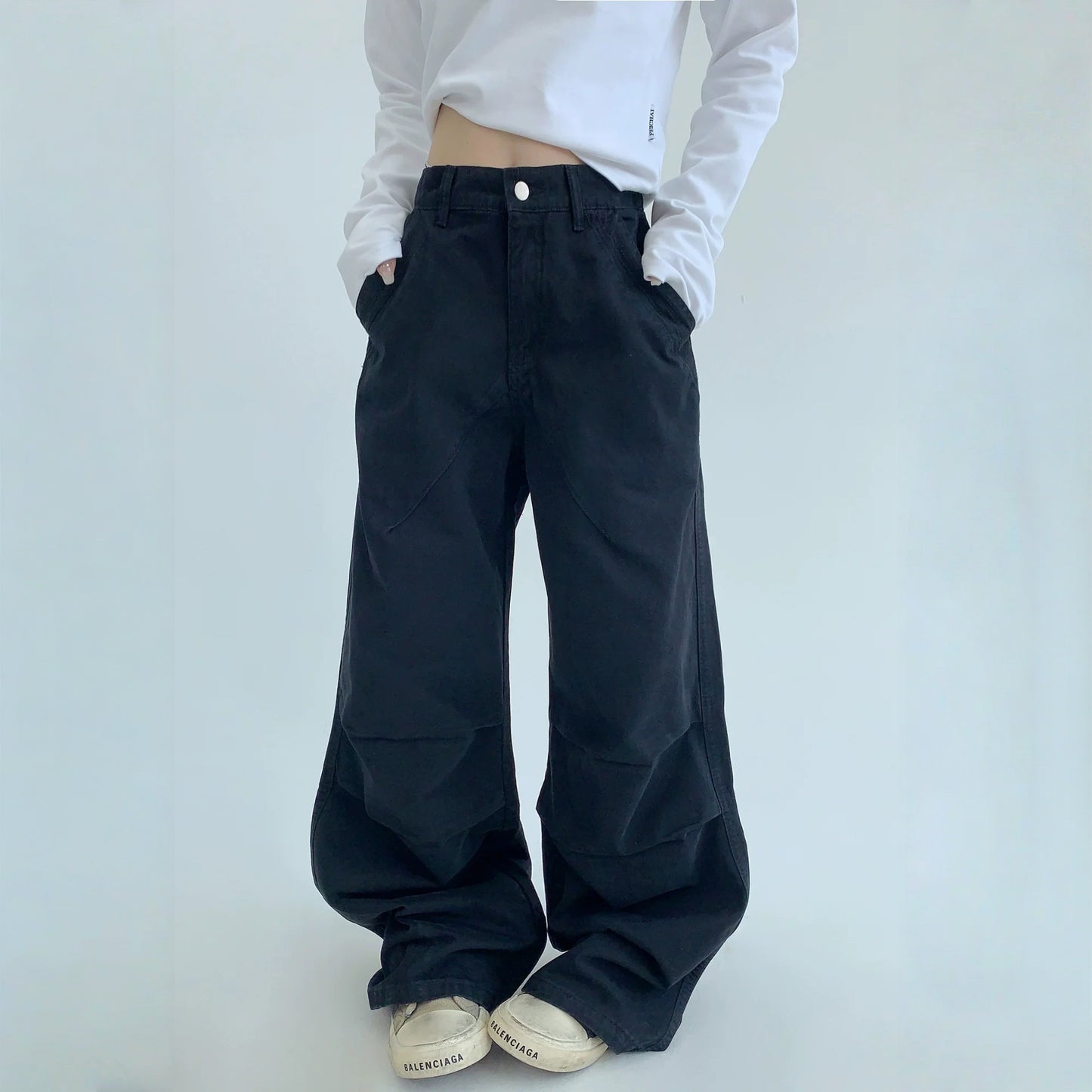 【ボトムス】春 秋 冬 レトロ ヴィンテージ加工 ワークパンツ 【FCシリーズ】