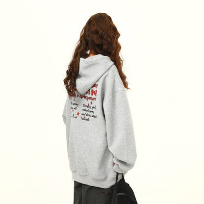 【トップス】秋冬新作✨美式ヴィンテージプリントパーカー  ユニセックス ペアコーデ対応 カジュアルスウェット【FCシリーズ】