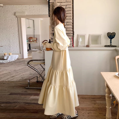 【ワンピース】リラックス感 スウェットワンピース 春秋 個性的 かわいい カジュアルゆったり 長袖ワンピース【JZシリーズ】