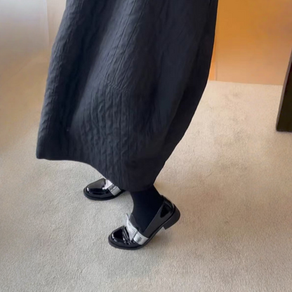 【シューズ】太ヒール ローファー パンプス 【JZシリーズ】