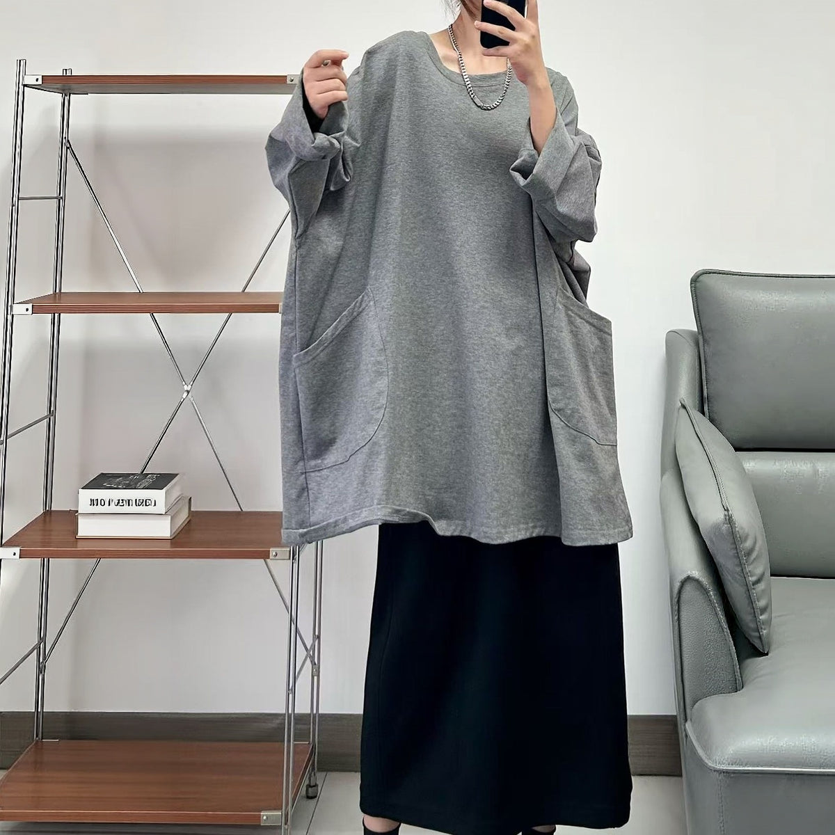 【トップス】シルエットにこだわった ダブルポケット ウォッシュドコットン Ｔシャツ 【JZシリーズ】