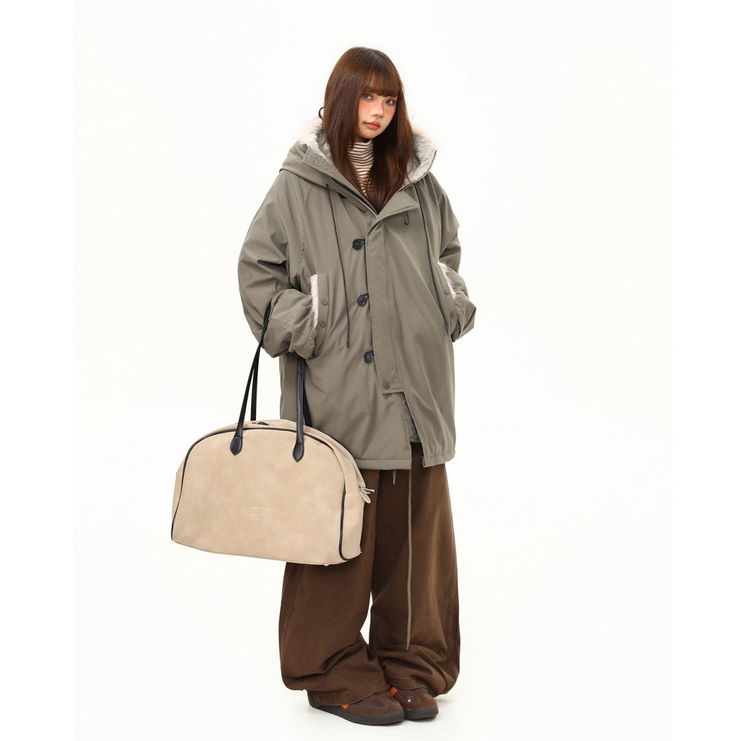 【アウター】ザサンドウ アメリカン風 春 秋 冬 中綿ジャケット 【FCシリーズ】