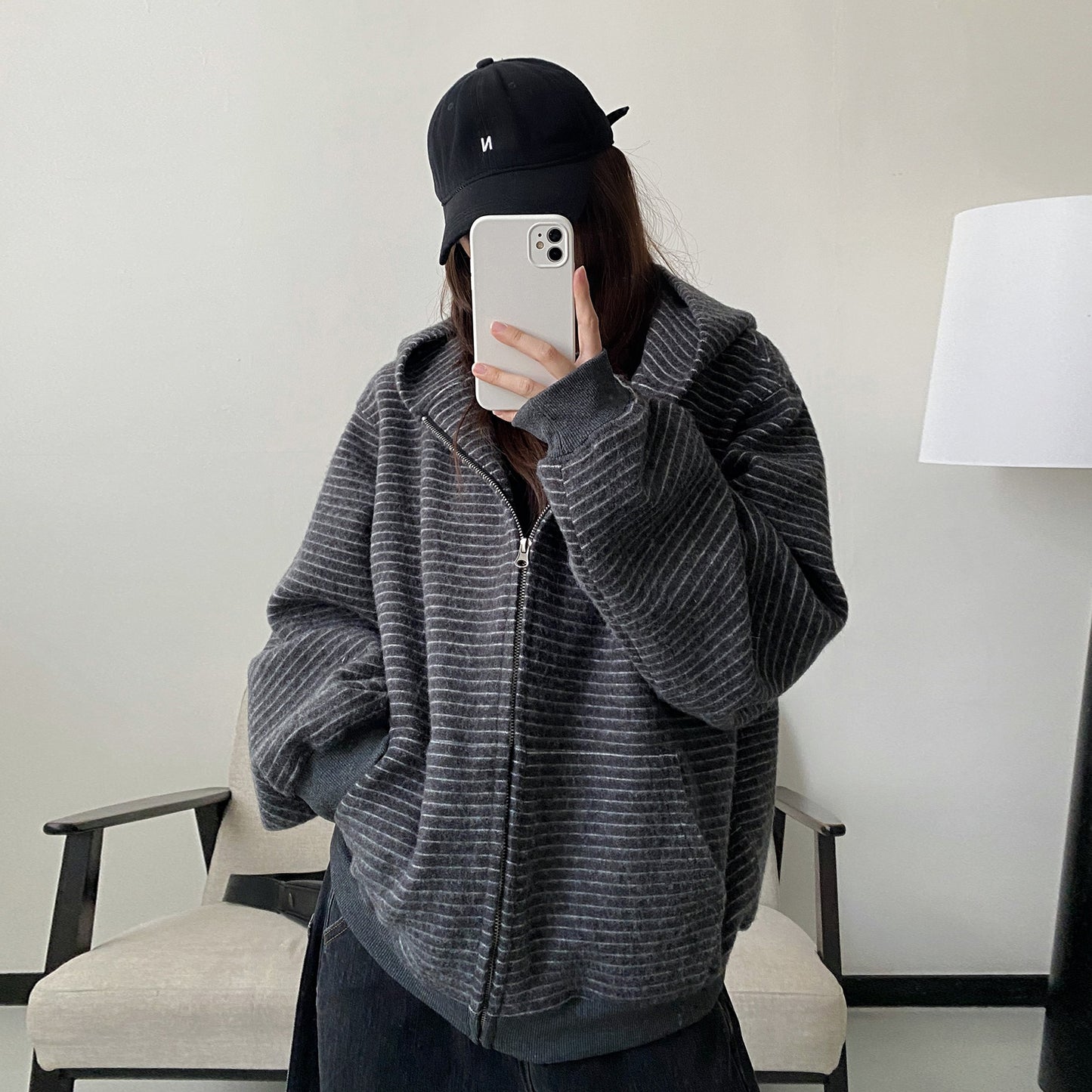 【アウター】アメリカン ヴィンテージ風 スウェットジャケット 春秋 新作 男女兼用 カップルパーカー【FCシリーズ】