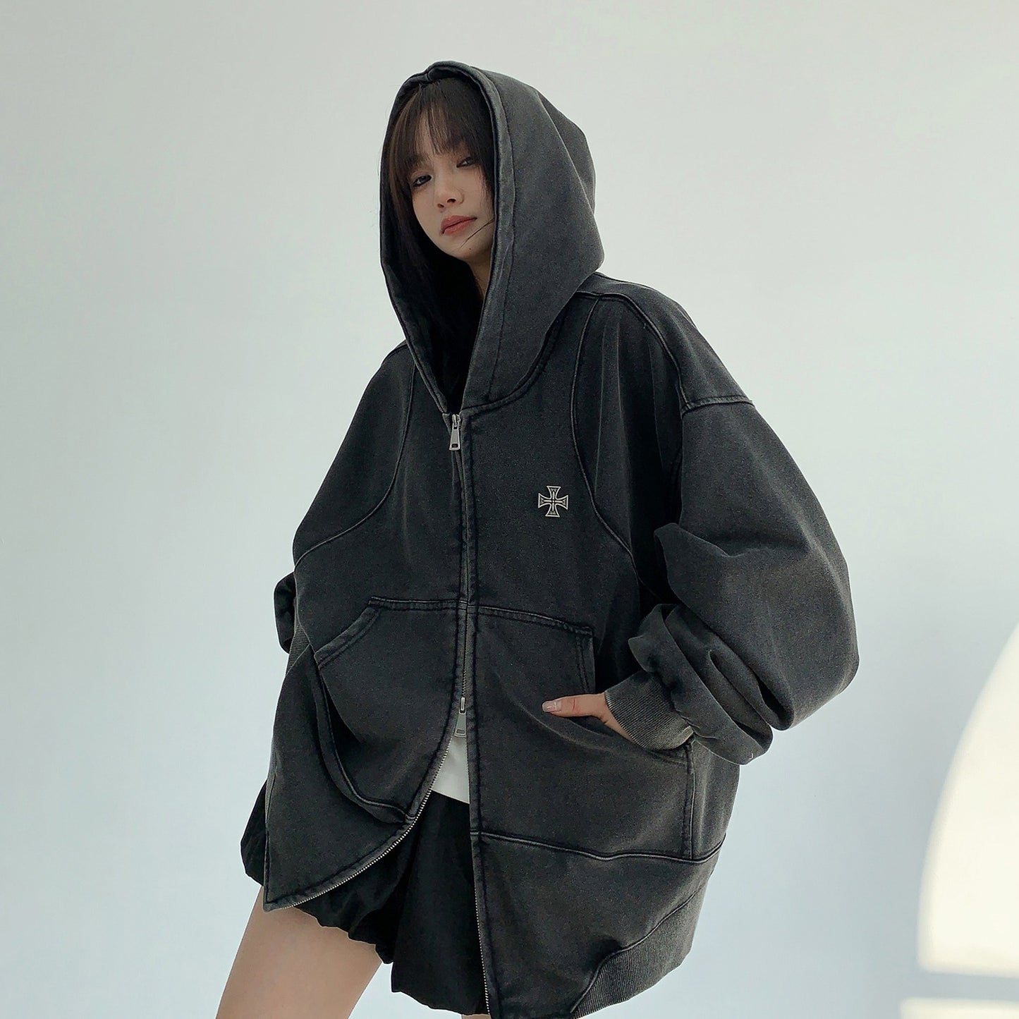 [外套] 美式春秋復古連帽外套 [FC系列]