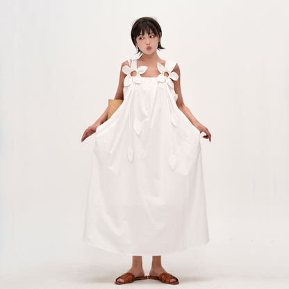 【ワンピース】【15～18日内発送】夏 リゾート風 バックオープン キャミワンピース  【JZシリーズ】