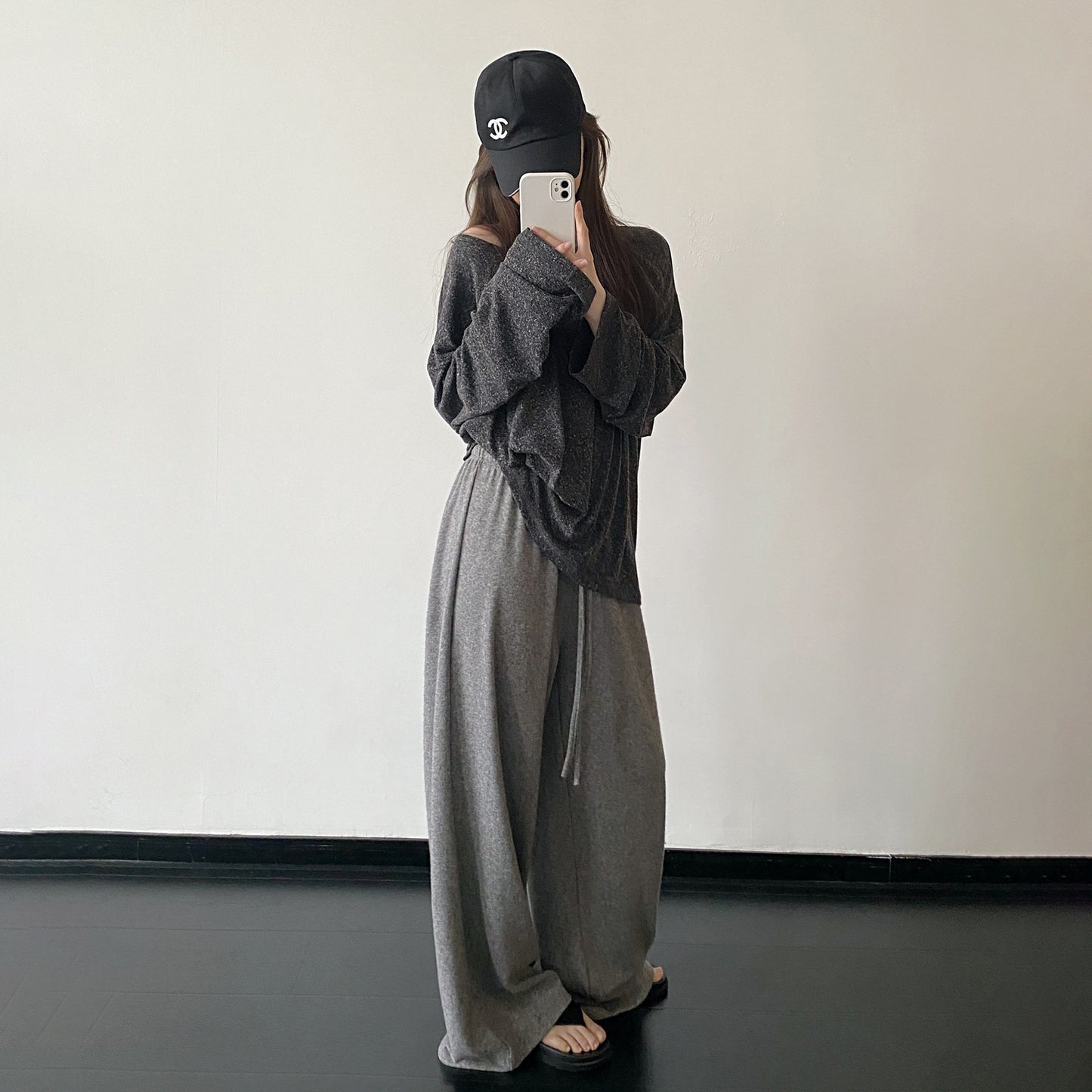 【ボトムス】ワイドパンツ レディース 細見え ハイウエスト 美脚 落ち感 ストレッチ ゆったり カジュアル 春夏【FCシリーズ】