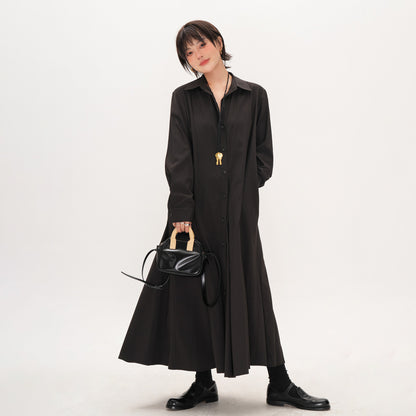 【ワンピース】レトロ ワンピース レディース 大きいサイズ ゆったり 体型カバー ミディアム丈 ロングワンピース 初秋【JZシリーズ】