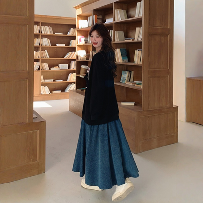 【ワンピース】切り替え 春 秋 冬 レイヤード風 スウェットワンピース 【JZシリーズ】