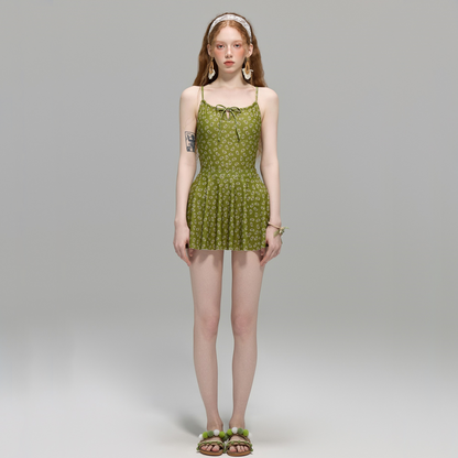 【グッズ】夏 露出控えめ 体型カバー 花柄 ワンピース水着 or スカート風水着 【SHシリーズ】