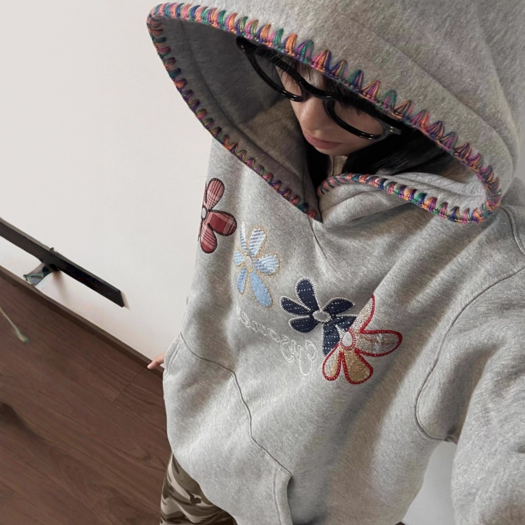 【60%OFF⭐️先行スタート！】【トップス】　アメリカンストリート 春 秋 冬 レトロ　フード付き パーカー 【FCシリーズ】