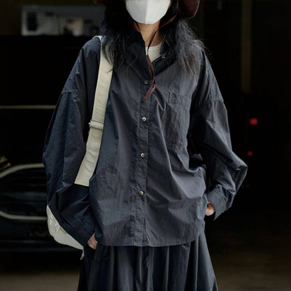 【トップス】春秋 アウトドア スポーツ ゆったり 着痩せ カジュアル シャツ