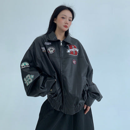 【アウター】春 秋 冬 アメリカン バーンスタイル 刺繍 ジャケット 【FCシリーズ】