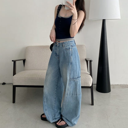 【トップス】夏 フェイクレイヤード パッド付き 着痩せ効果 タンクトップ 【FCシリーズ】